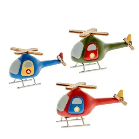 bomboniere comunione originali elicotteri in resina e legno