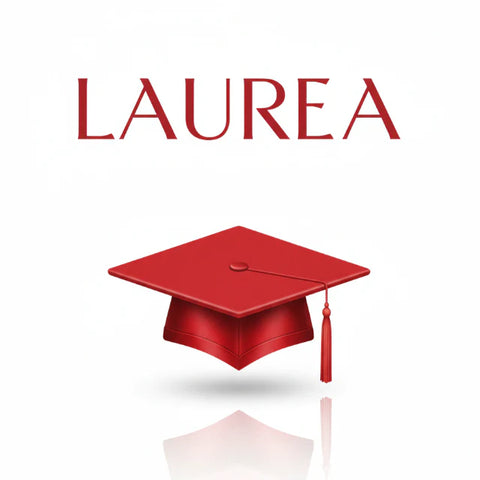 Bomboniere laurea eleganti con confetti rossi, tocco e pergamena – idee originali ed economiche