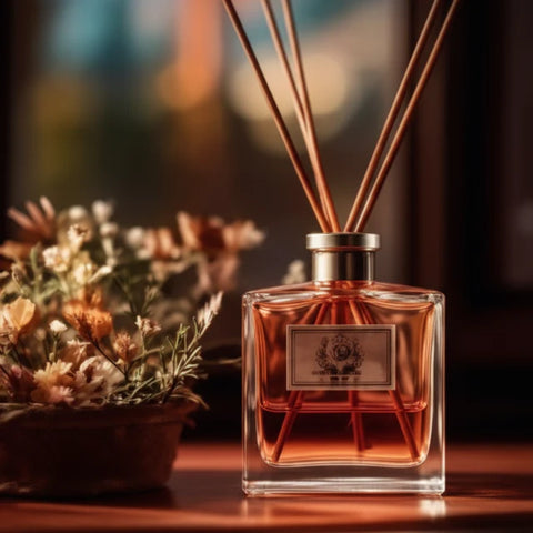 Profumatori per ambiente eleganti: diffusori a bastoncini, spray e ricariche – idee bomboniera per matrimonio e comunione.