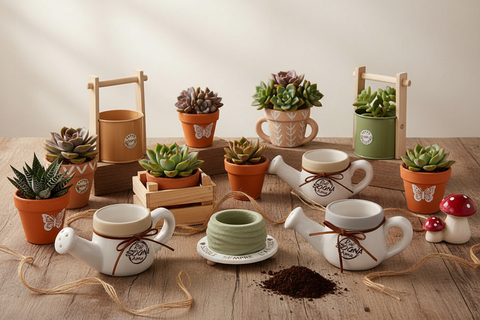 Vasetti Piante Grasse Bomboniere e Vasi Portapiante - BomboniereCoiFiocchi