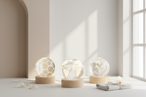 Bomboniere Lampada LED e Teche Luminose