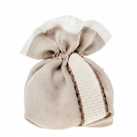 Sacchetti portaconfetti matrimonio eleganti in raso, organza e juta – idee originali e personalizzate per bomboniere 2025.