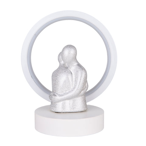 Lampada Coppia Abbracciata Porcellana - Bomboniera Matrimonio