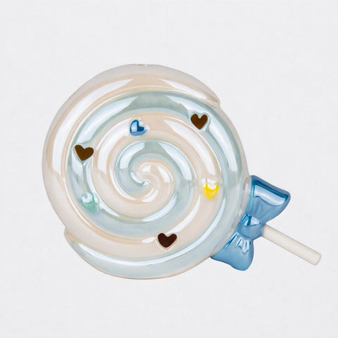 Bomboniera Luce LED Lollipop Celeste cm.12 - Bomboniera Luminosa Bimbo