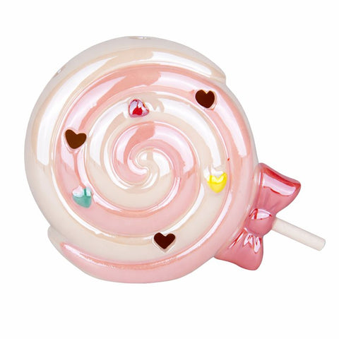 Lampada LED Bomboniera Lollipop Rosa cm.12 - Bomboniera Luminosa Femminuccia