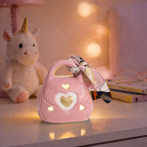 Borsetta Luce LED Bomboniera rosa