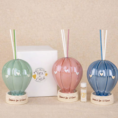 Mongolfiera Profumatore Bomboniera cm.8 x h.11 - Bomboniera Profumata Amare