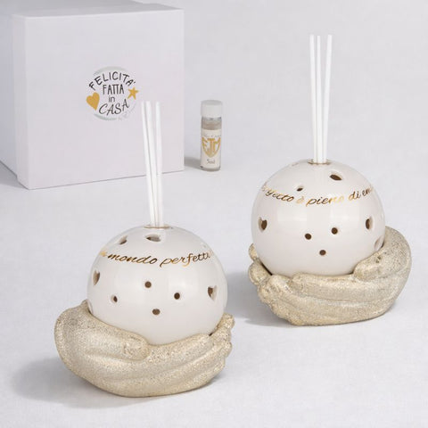 Profumatore Ambiente Sfera Mani - Bomboniera Matrimonio