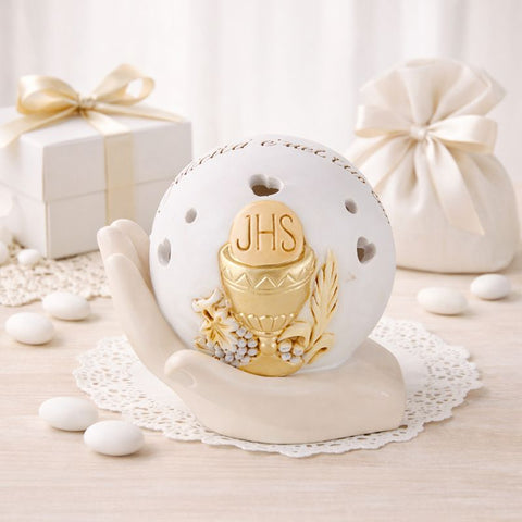 Sfera LED Prima Comunione Calice Eucaristico - Bomboniera