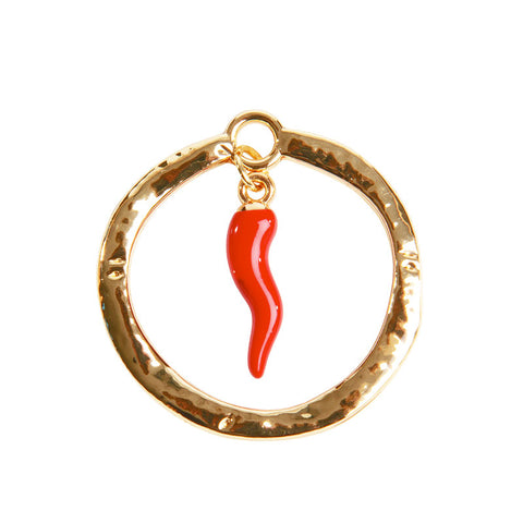 Bomboniera Laurea con Ciondolo Corno Portafortuna 3.5 cm