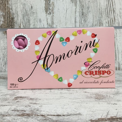CRISPO CONFETTI AMORINI ROSA CUORI AL CIOCCOLATO