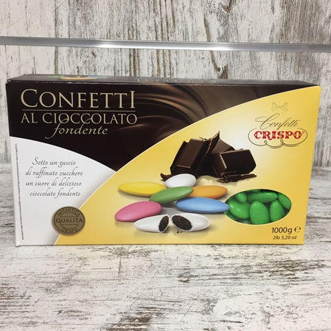 CONFETTI VERDI CRISPO AL CIOCCOLATO FONDENTE