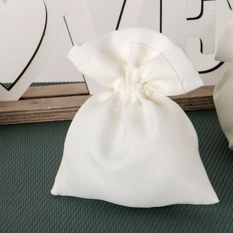 SACCHETTI CONFETTI MATRIMONIO E COMUNIONE BIANCO