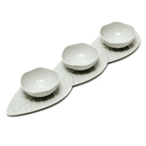 BOMBONIERE MATRIMONIO UTILI SET 3 CIOTOLE IN PORCELLANA