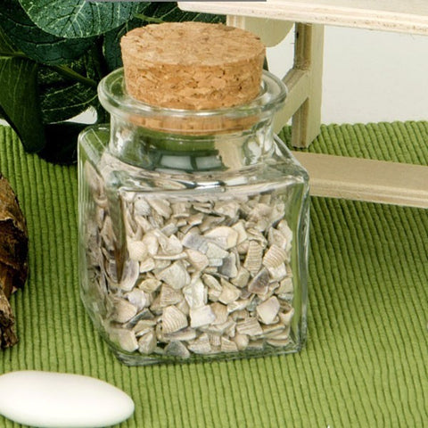 PORTACONFETTI IN VETRO BARATTOLINI BOMBONIERA