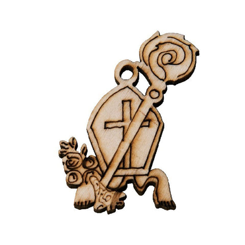 Applicazione in legno cresima pezzi 12