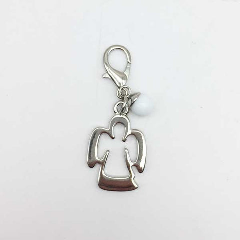 CIONDOLO ANGELO CON PERLA ACCESSORI BATTESIMO E COMUNIONE