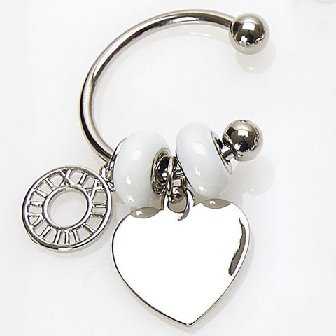 PORTACHIAVI PER BOMBONIERA CUORE IDEE MATRIMONIO, NOZZE