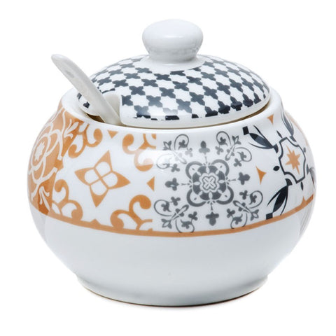 Bomboniera Matrimonio Utile Zuccheriera Porcellana Decoro