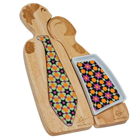 Bomboniere Tagliere Lui Lei decoro Maioliche