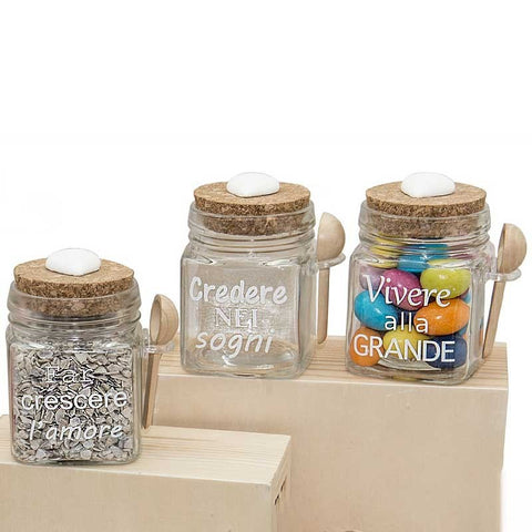 Barattoli in Vetro Vendita On Line Vasetti Spezie Bomboniere