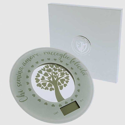 Bilancia Bomboniere Matrimonio Albero della Vita con Frase