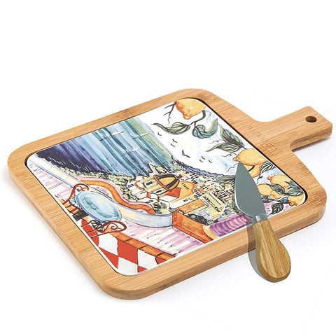Tagliere Legno Grande Legno e Ceramica Bomboniere Utili