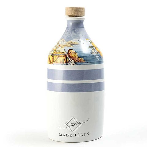 Bottiglie Olio Bomboniere Gastronomiche Ceramica Decorata