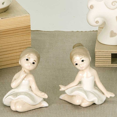 Ballerine in Porcellana Bomboniere Eleganti Tema Danza Classica