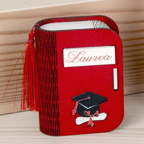 Scatoline Laurea Portaconfetti Forma Libro