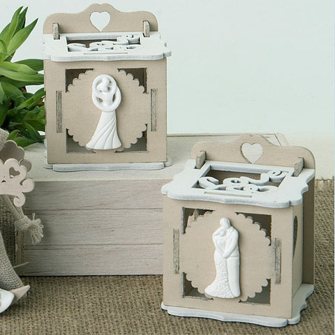 Scatole Portaconfetti Matrimonio Bomboniere Coppia Sposi