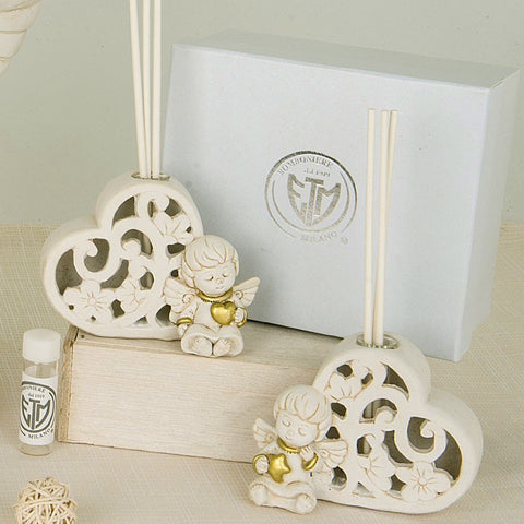 Bomboniera profumatore cuore angelo