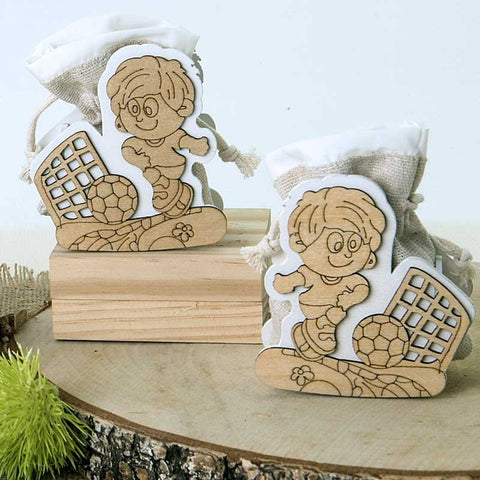 Scatolina Portaconfetti Bomboniere Comunione Calciatore