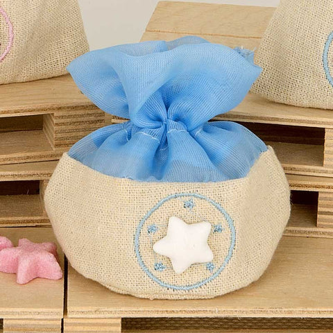 SACCHETTINI CONFETTI BATTESIMO BIMBO ONLINE