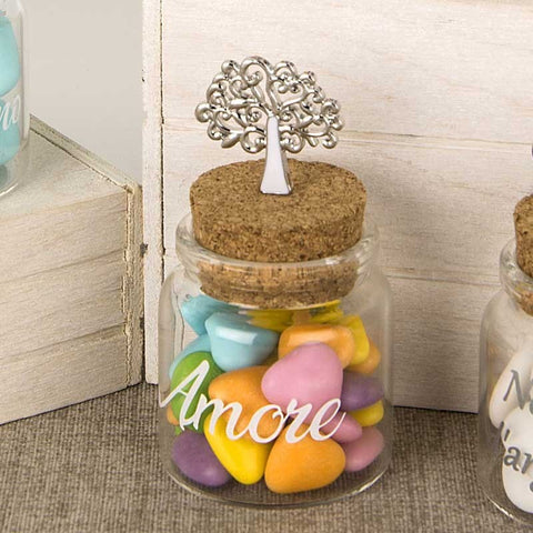 36 pezzi Portaconfetti in vetro con decorazione albero della