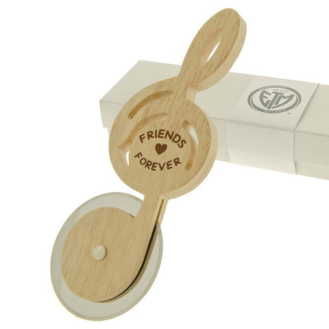 rotella tagliapizza a forma di chiave di violino bomboniere