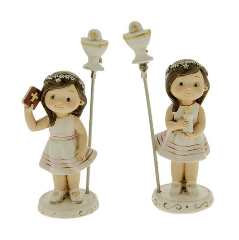 6 pezzi bomboniere memoclip bambina comunione