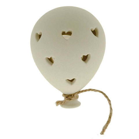 lampada palloncino con led in porcellana novità bomboniere