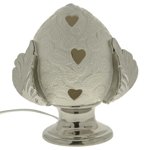 pumo a lampada da arredo in porcellana