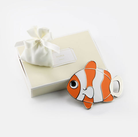 apribottiglie per bomboniere calamita in metallo smaltato