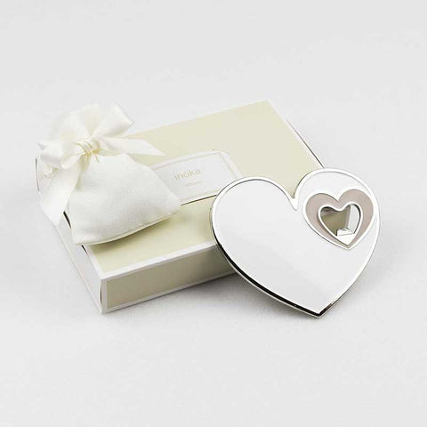 apribottiglie per bomboniere calamita in metallo smaltato cuore