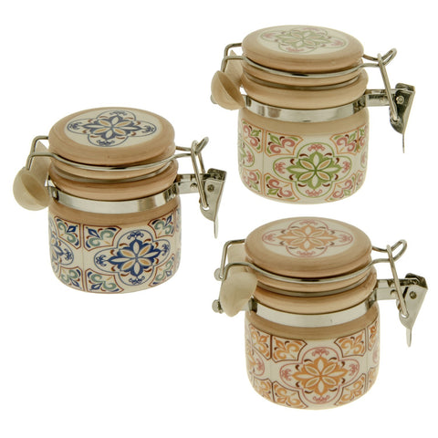 barattoli ceramica fantasia maiolica vasetti bomboniere utili