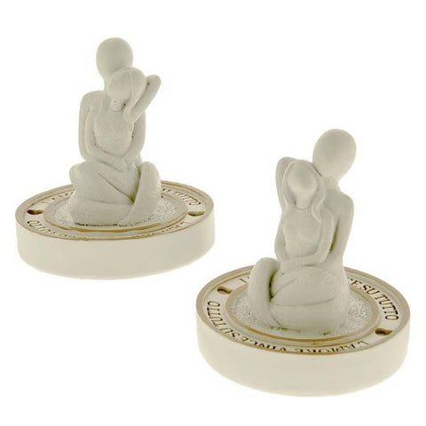 sposi stilizzati in resina bomboniere originali