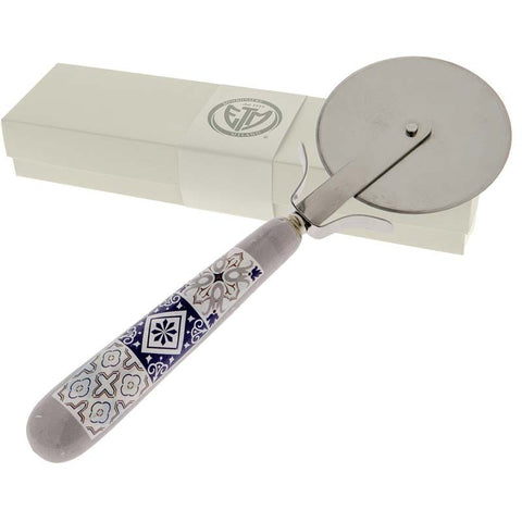 rotella pizza bomboniera con fantasia maiolica