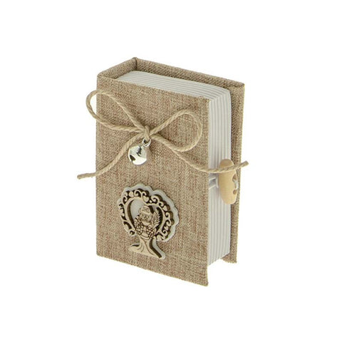 scatoline portaconfetti libro con albero e camapanella idee