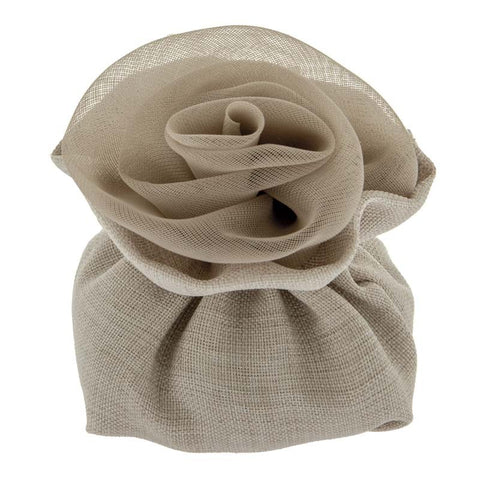 PORTACONFETTI SACCHETTI CLASSIC ROSE BAG QUADRO CM10 TORTORA