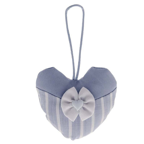 SACCHETTINI NASCITA NUOVA PERLA CUORE CM.10 CELESTE