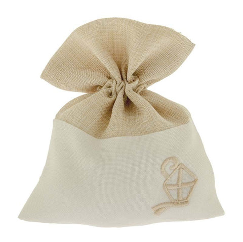 sacchetti cresima punto croce cerimony bag cm.10x12