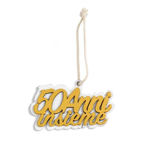 Applicazione 50 anni insieme per bomboniere nozze oro