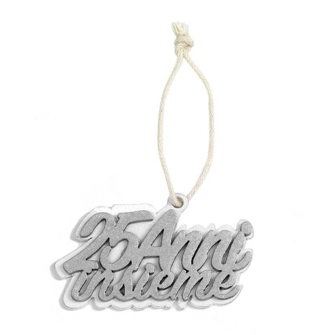 decorazioni bomboniere nozze argento 25 anni insieme